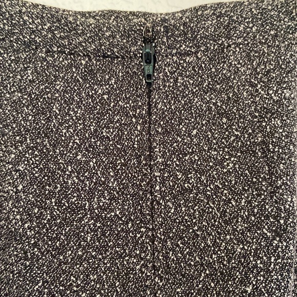 TRIBAL High Waisted Black and White Tweed Business Skirt with Pockets - 6 - Picture 4 of 9